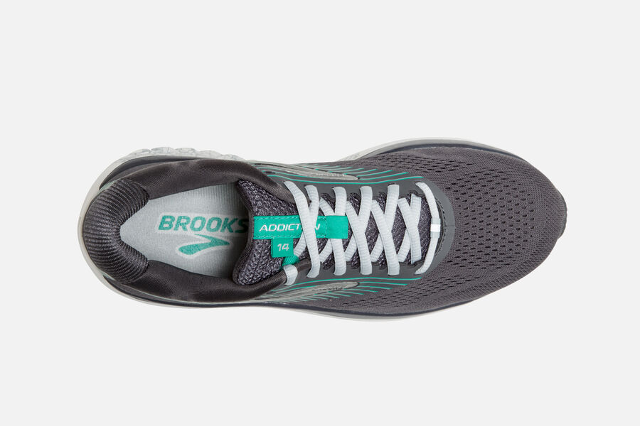 Brooks Addiction 14 Road Running Shoes Womens - Grey - ACGXK-0135